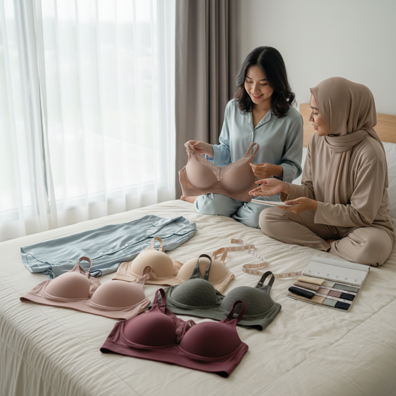 Bra yang Nyaman untuk Dipakai Sepanjang Hari, Ukuran dan Bahan yang Tepat