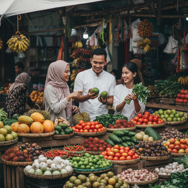 Buah dan Sayur Berkualitas di Pasar Tradisional
