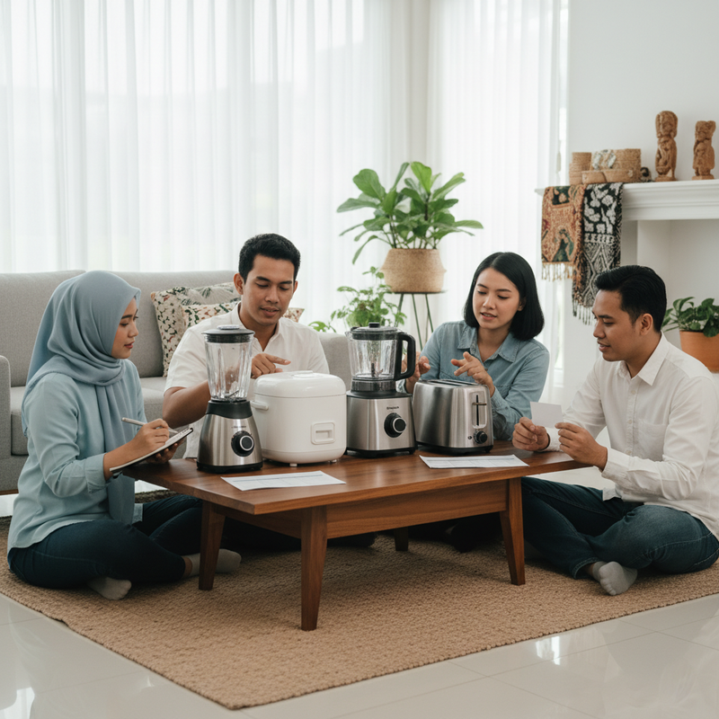 Cara Membandingkan Peralatan Rumah Tangga
