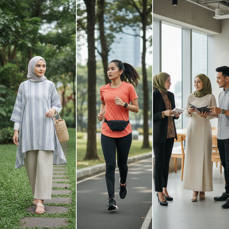 Cara Memilih Pakaian Sesuai Aktivitas