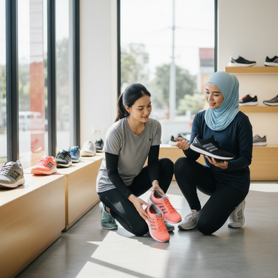 Cara Memilih Sepatu Olahraga Harian