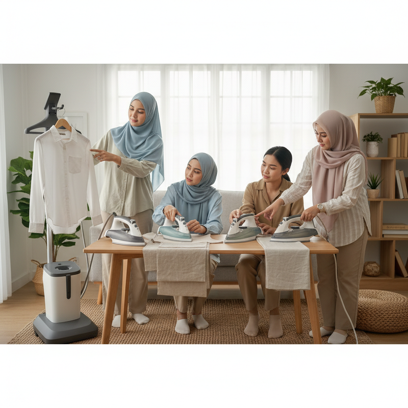 Cara Memilih Setrika Uap