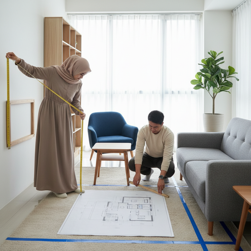 Cara Menentukan Ukuran Furnitur yang Tepat