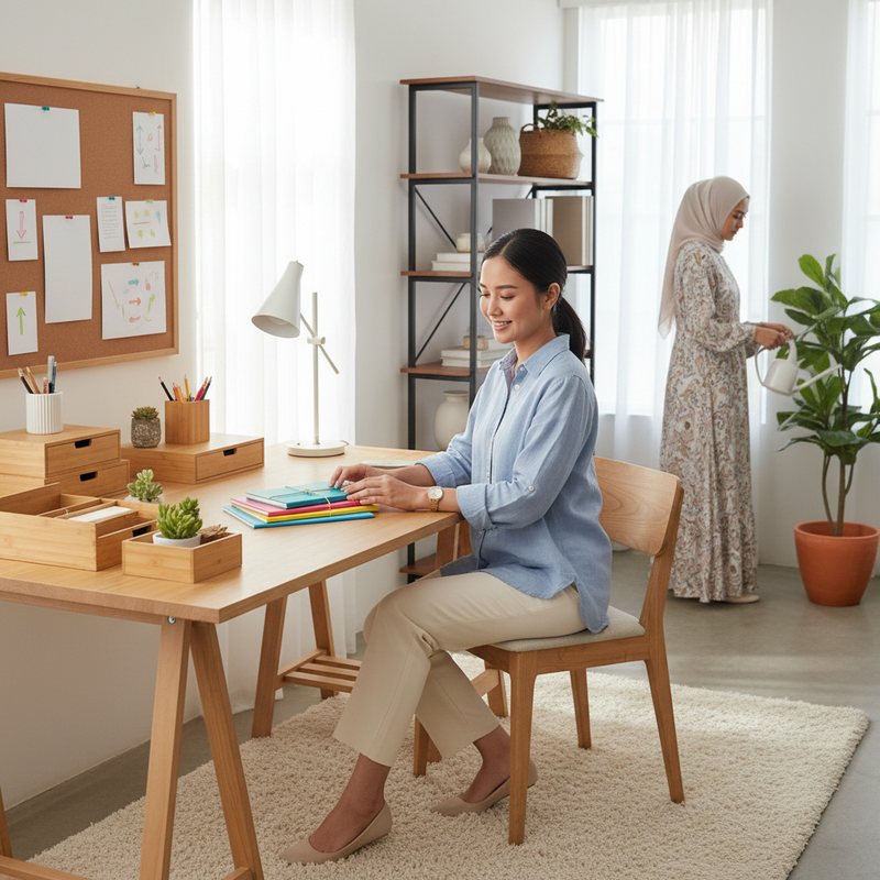 Cara Mengatur Ruang Kerja di Rumah