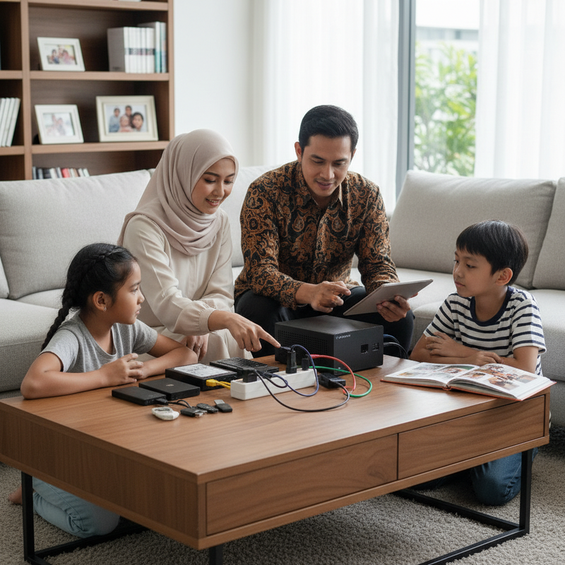 Cara Menyimpan File Keluarga Tanpa Langganan Cloud