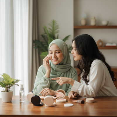 Cushion Makeup untuk Kulit Berminyak, Finish Apa yang Paling Tahan Lama