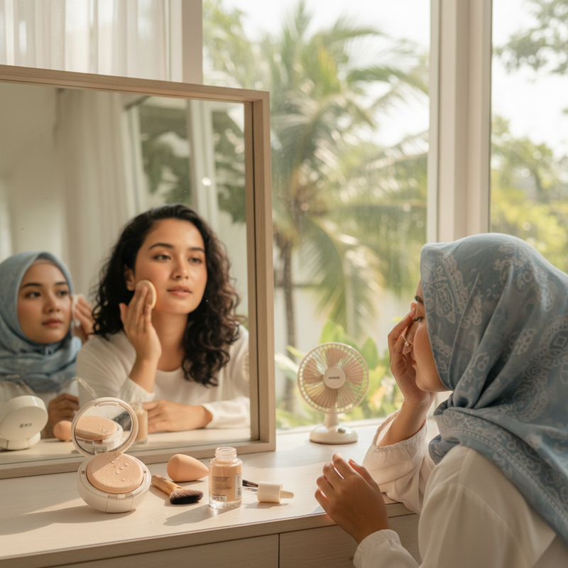 Cushion versus Foundation, Mana yang Lebih Tahan Lama di Cuaca Panas