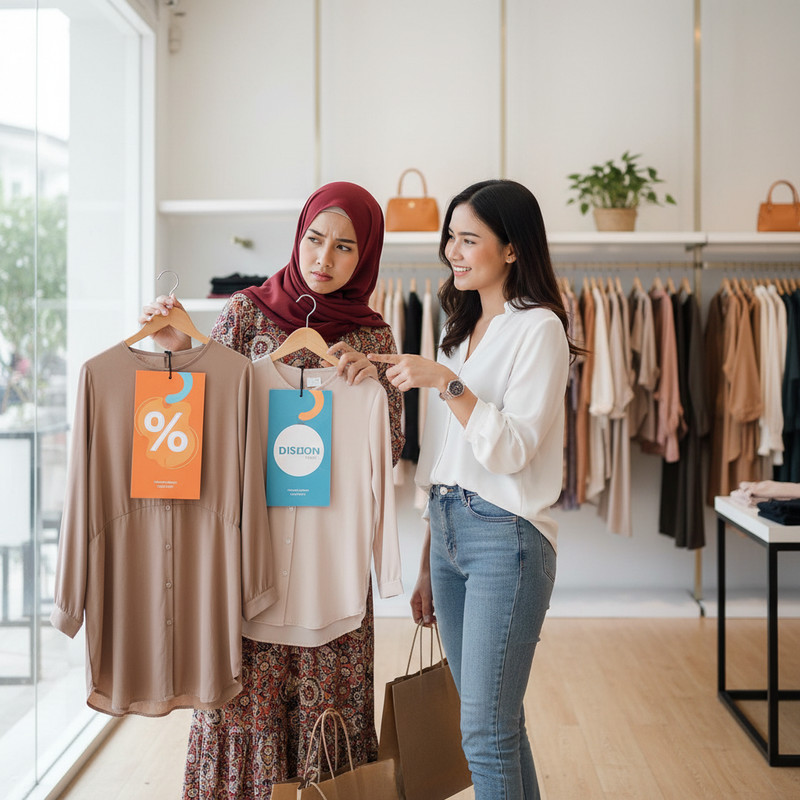 Diskon Persentase atau Potongan Tetap Lebih Untung