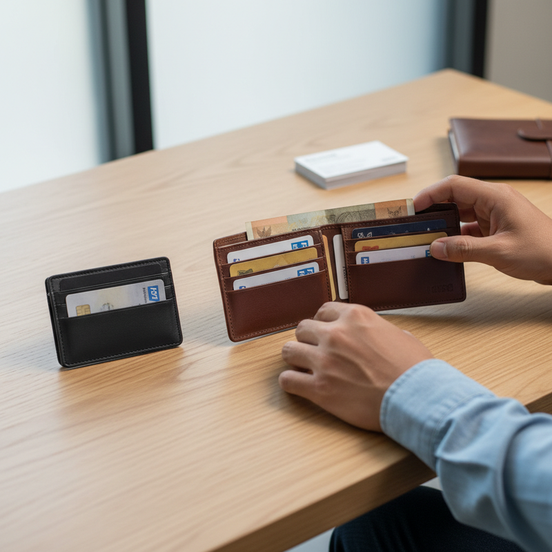 Dompet Pria Slim atau Bifold, Berapa Slot Kartu yang Biasanya Cukup