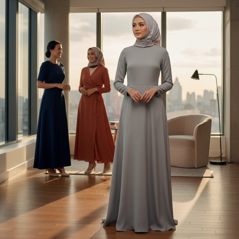 Dress Simpel untuk Acara Formal Tanpa Ribet