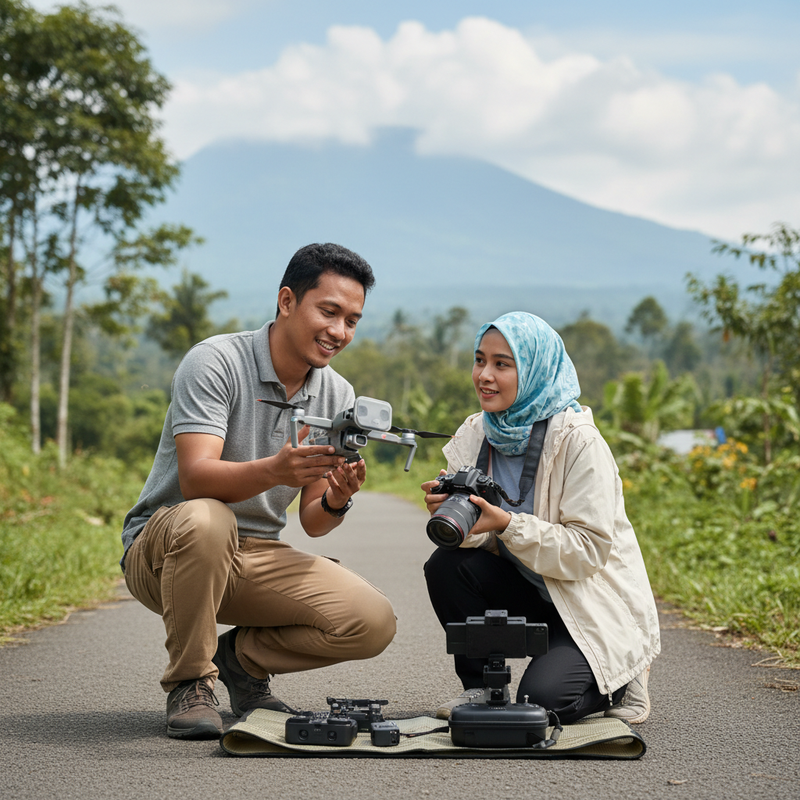 Drone Ringkas untuk Hobi Fotografi