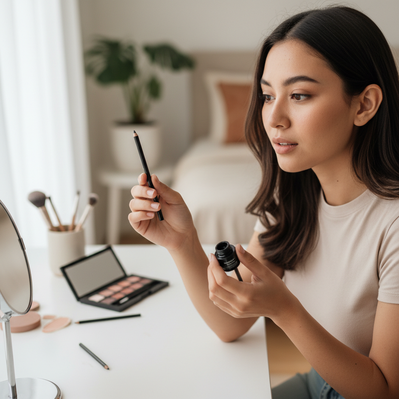 Eyeliner Gel atau Pensil untuk Pemula yang Baru Belajar Makeup