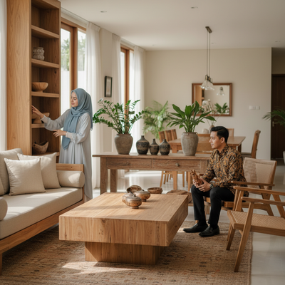 Furnitur Kayu Untuk Interior Rumah