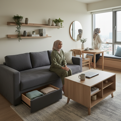 Furnitur Multifungsi untuk Apartemen