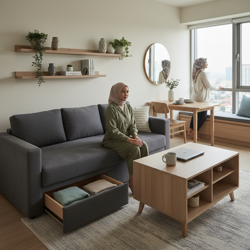 Furnitur Multifungsi untuk Apartemen