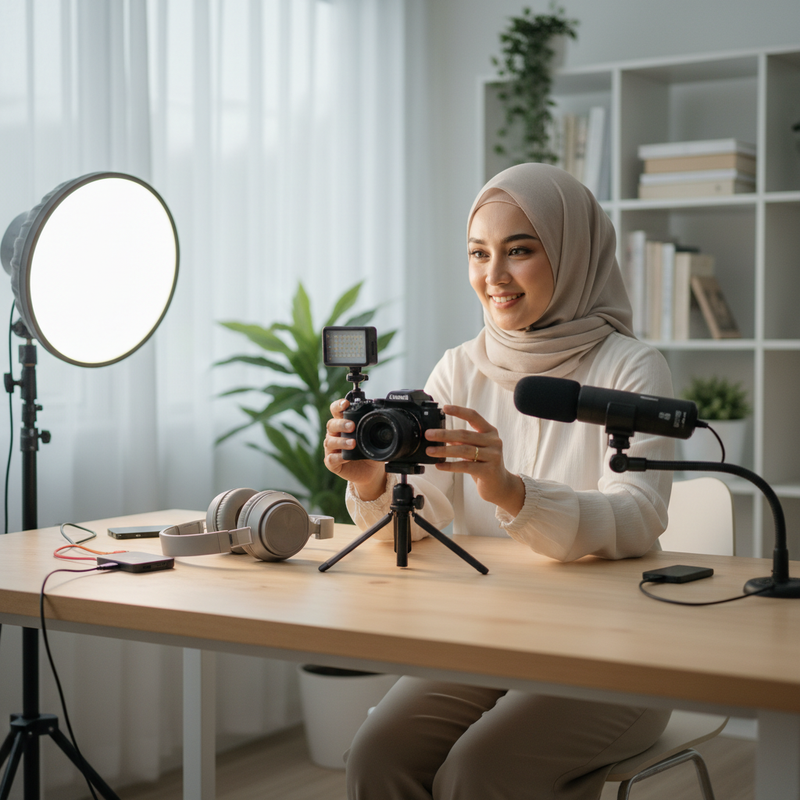 Gadget Penting untuk Konten Kreator