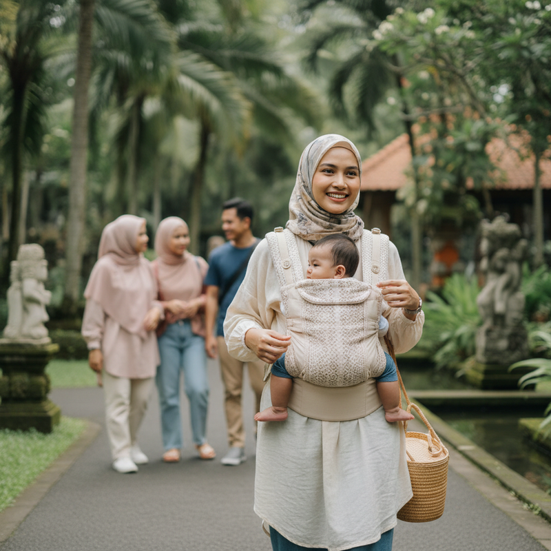 Gendongan Bayi Ergonomis Untuk Aktivitas Panjang