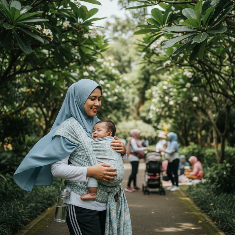 Gendongan Bayi Nyaman untuk Aktivitas