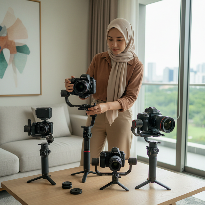 Gimbal Kamera untuk Video Konten, Berat Maksimal yang Bisa Ditopang
