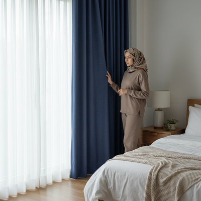 Gorden Kamar Tidur, Ketebalan Bahan yang Efektif untuk Privasi dan Cahaya