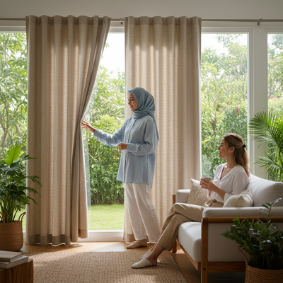 Gorden yang Membantu Mengurangi Panas