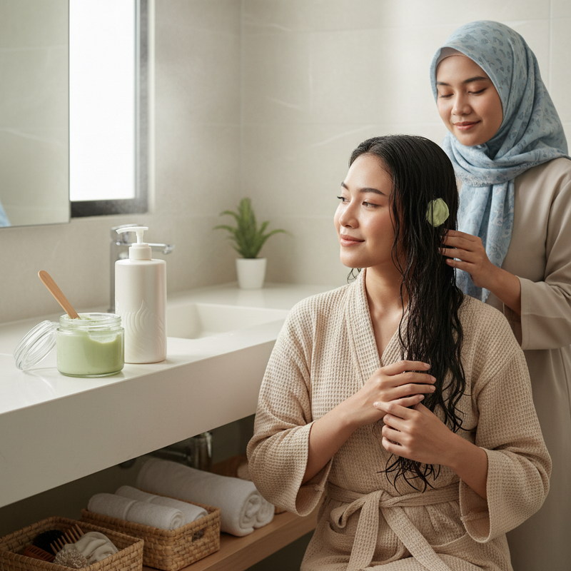 Hair Mask Seminggu Sekali atau Kondisioner Harian, Mana yang Lebih Efektif