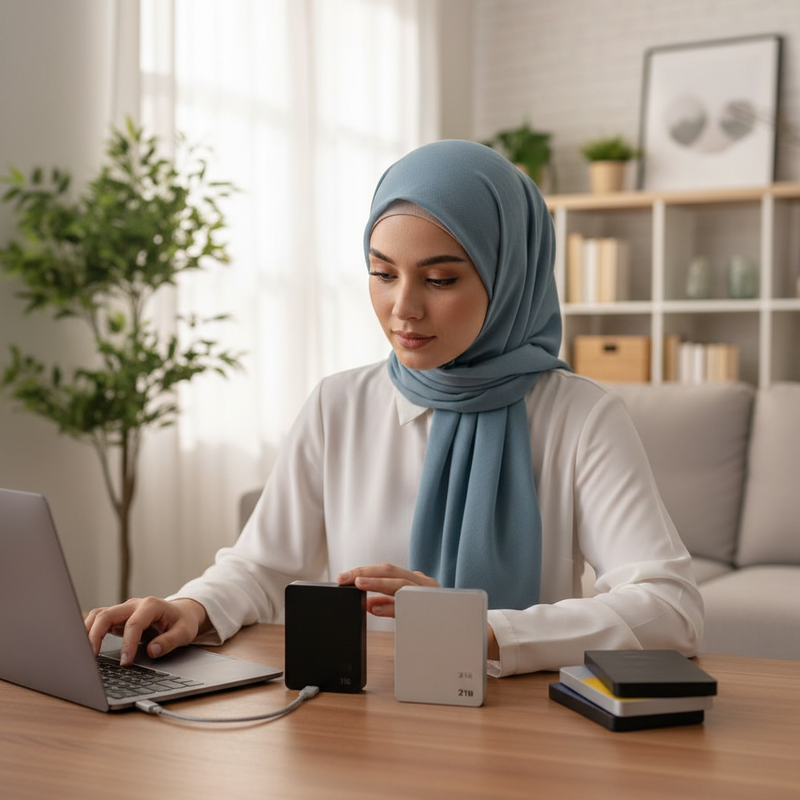 Hard Disk Eksternal 1 TB atau 2 TB, Mana yang Lebih Praktis