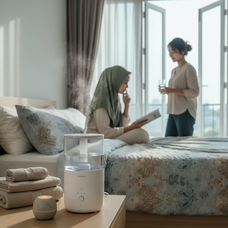 Humidifier, Kapasitas Tangki dan Jangkauan yang Cukup untuk Kamar Tidur