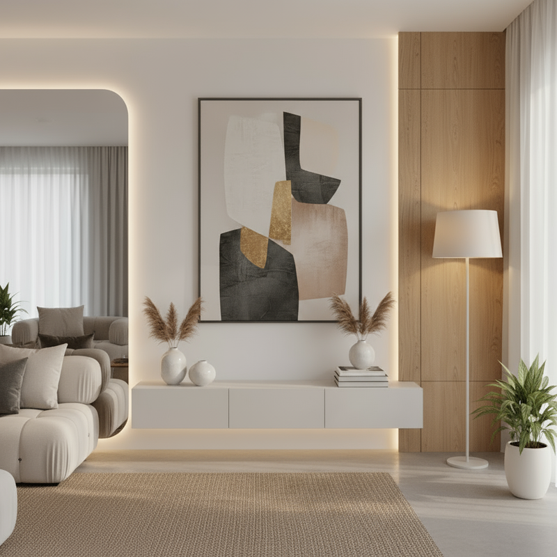 Ide Dekorasi Dinding Ruang Tamu agar Terlihat Mewah dan Modern