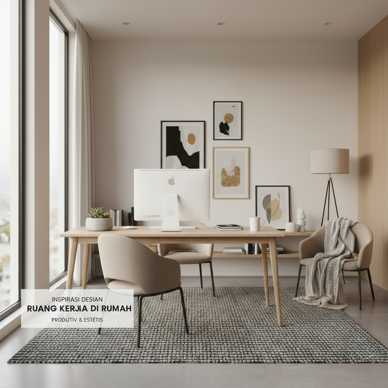 Inspirasi Desain Ruang Kerja di Rumah agar Produktif dan Estetis