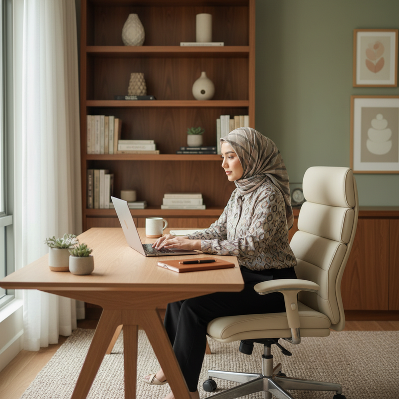 Inspirasi Desain Ruang Kerja di Rumah agar Produktif dan Estetis