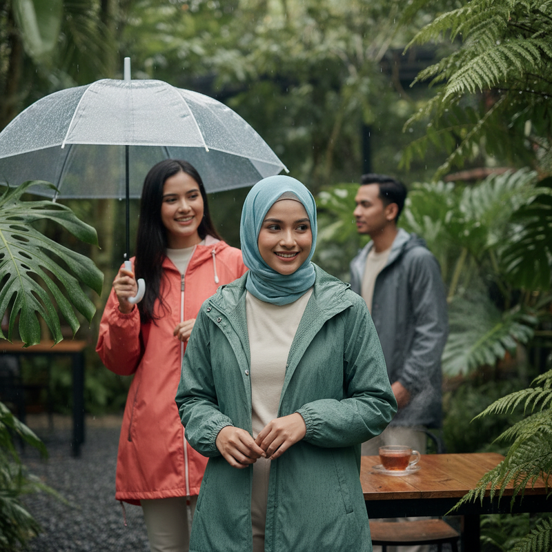 Jaket untuk Musim Hujan, Bahan Apa yang Waterproof tapi Tidak Panas
