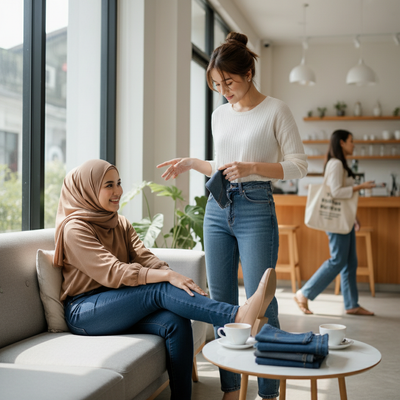 Jeans Stretch atau Jeans Reguler untuk Aktivitas Sehari-hari
