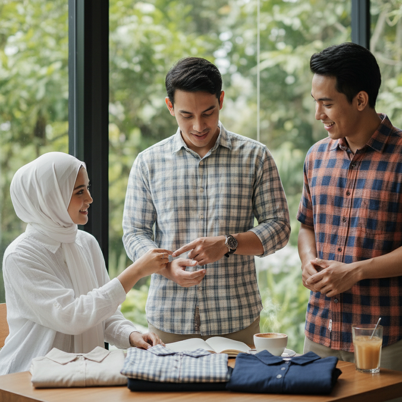 Kemeja Flannel untuk Pria, Gramasi Berapa yang Tidak Terlalu Panas