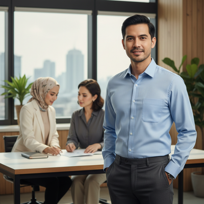 Kemeja Formal Pria di Kantor, Bahan Apa yang Tidak Mudah Kusut