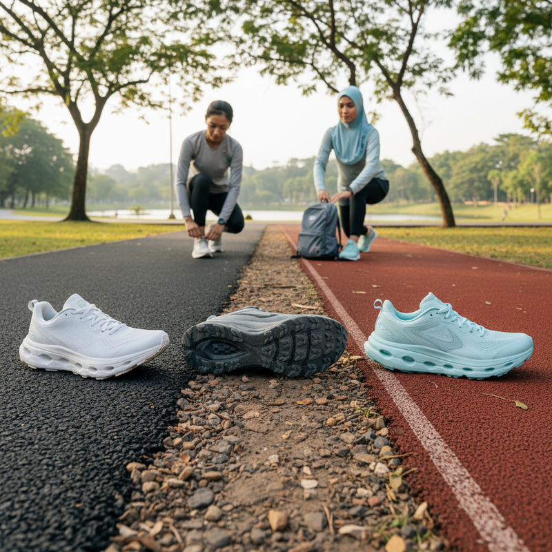 Kenali Perbedaan Sepatu Lari untuk Aspal, Trek, dan Lari Jarak Jauh