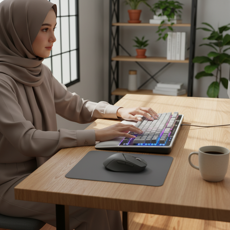 Keyboard Mekanis untuk Mengetik Cepat