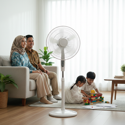 Kipas Angin dengan Putaran Stabil