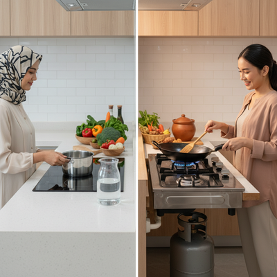 Kompor Induksi versus Kompor Gas, Efisiensi Energi untuk Memasak Harian