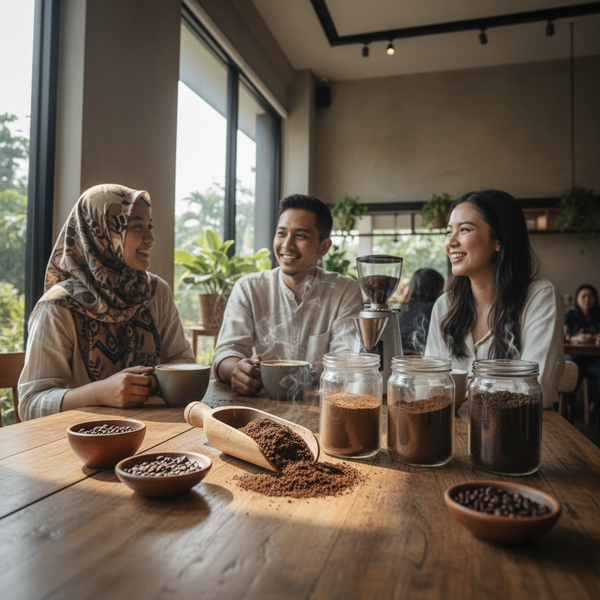 Kopi Bubuk dengan Aroma Seimbang