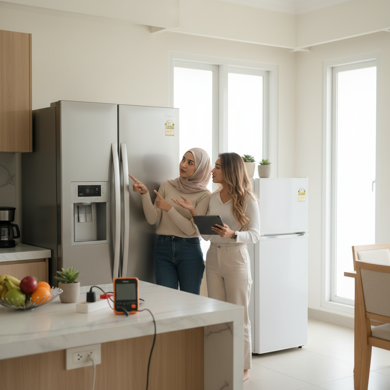 Kulkas Dua Pintu versus Satu Pintu, Konsumsi Listrik yang Sebenarnya