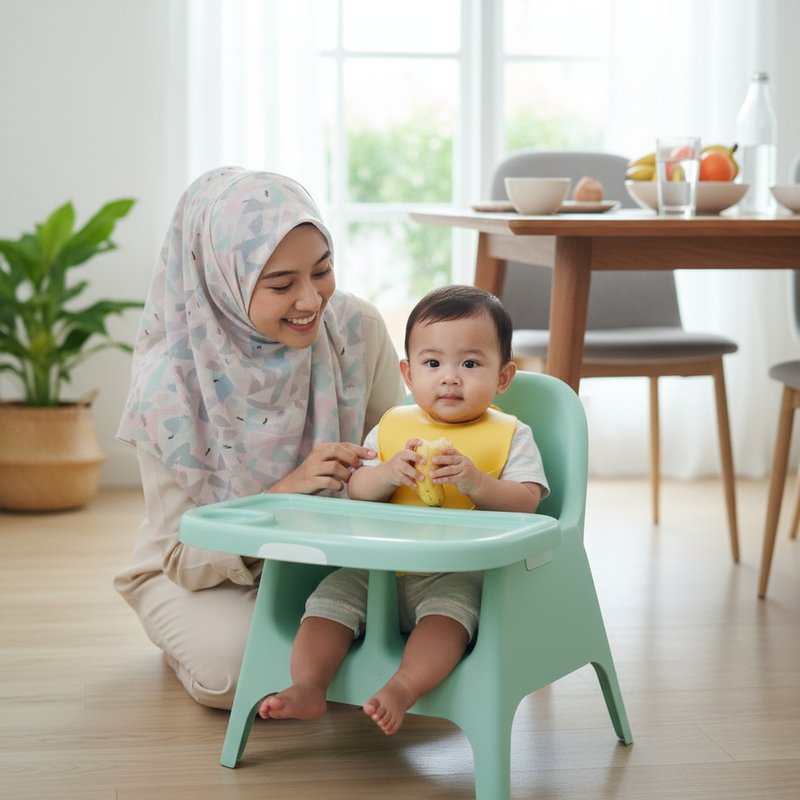 Kursi Makan Bayi Praktis Digunakan