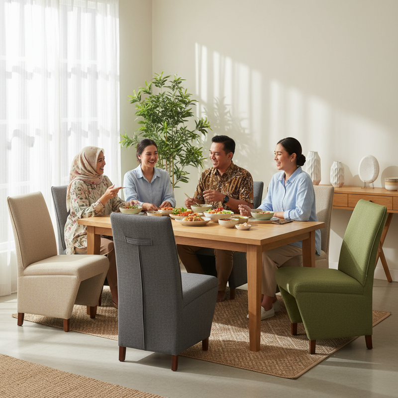 Kursi Makan Nyaman Digunakan