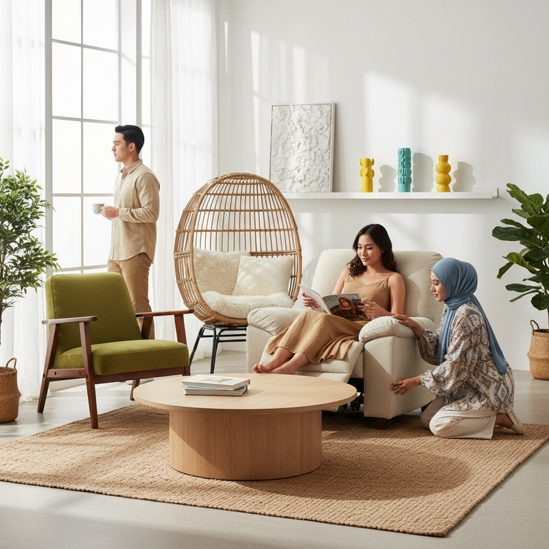 Kursi Santai untuk Ruang Tamu