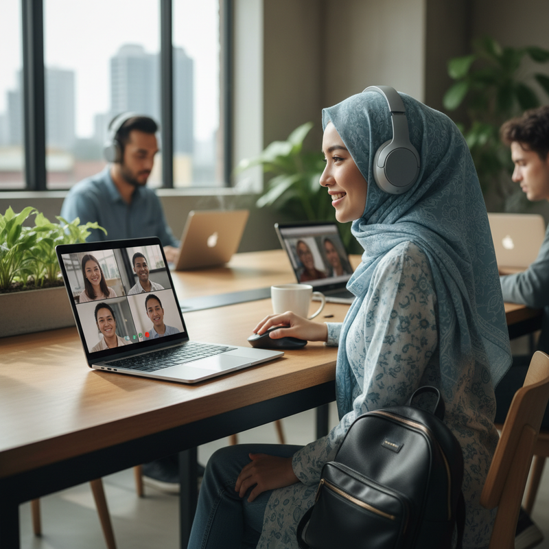 Laptop Ringan untuk Mobilitas Tinggi dan Meeting Online