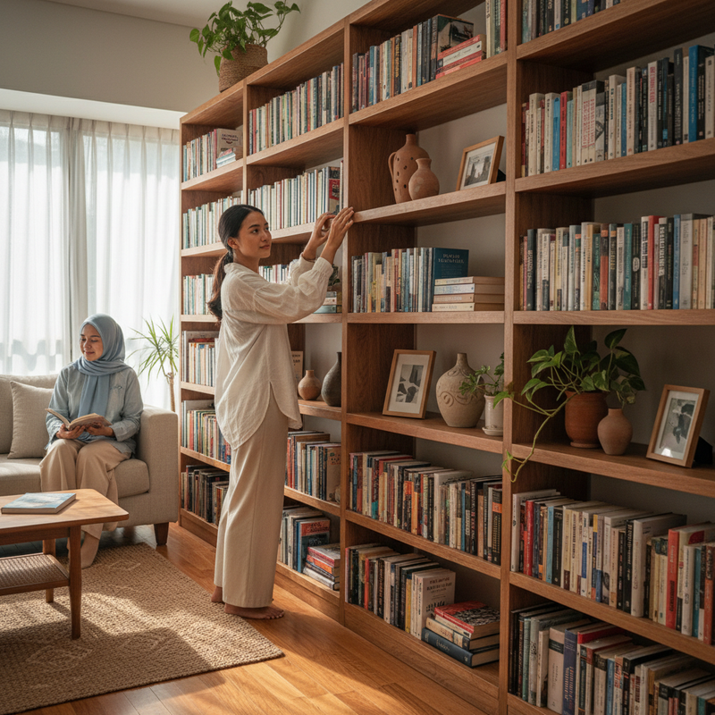 Lemari Buku untuk Rumah