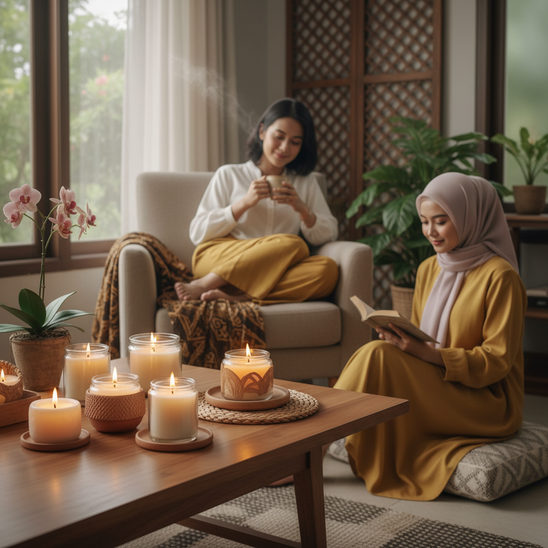 Lilin Aromatik Untuk Suasana Lebih Nyaman