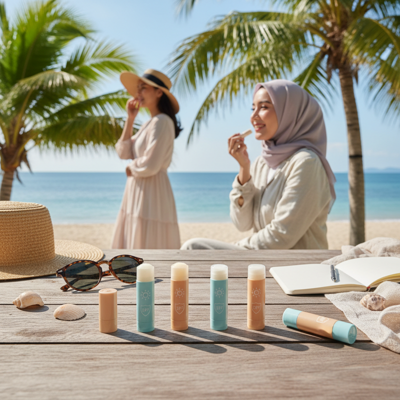 Lip Balm SPF atau Tanpa SPF untuk Aktivitas di Luar Ruangan