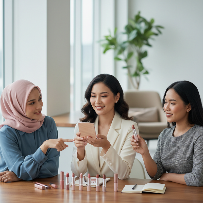 Lipstik Natural untuk Tampilan Kantor