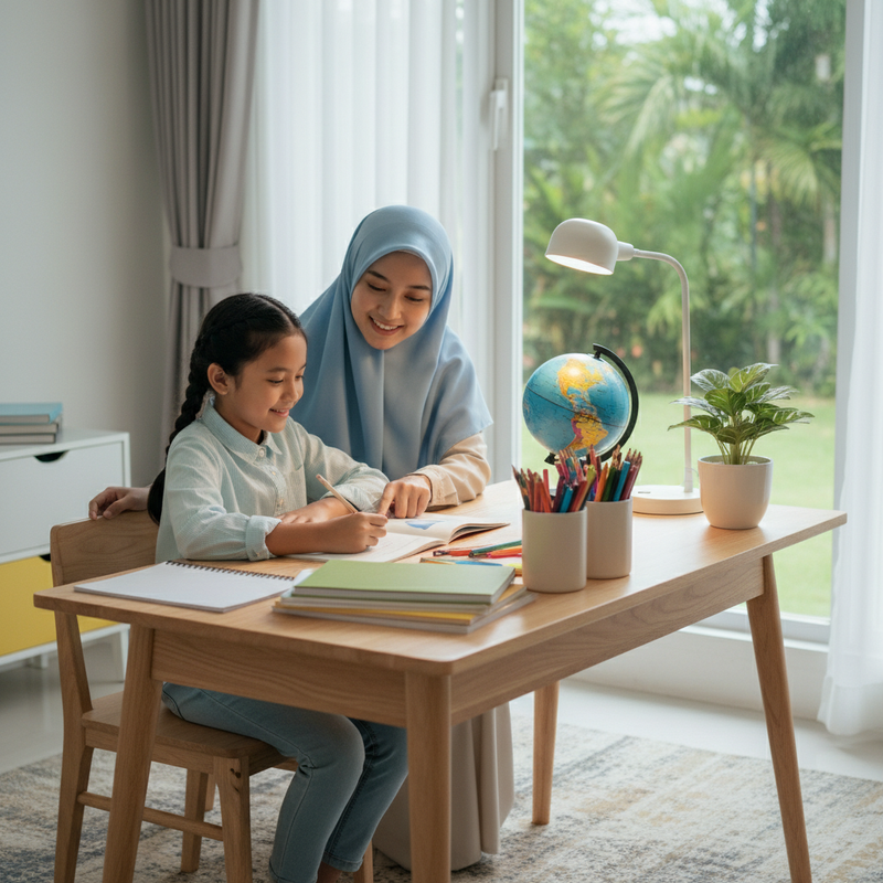 Meja Belajar Anak di Rumah